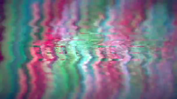Casual dinamico futuristico psichedelico sfondo iridescente. — Video Stock