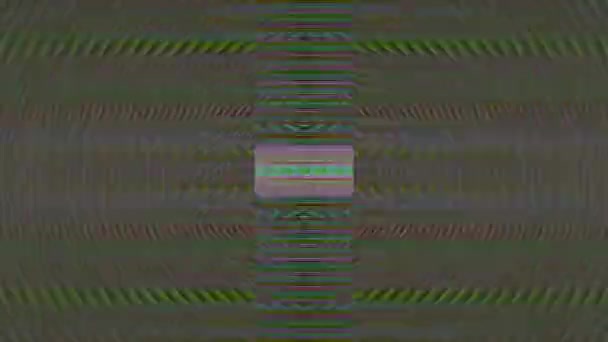 Glitchy neon cyberpunk elegancki holograficzne tło. — Wideo stockowe