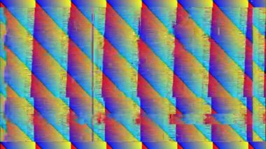 Renkli geometrik nostaljik moda müdahale arkaplanı. 