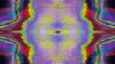 Hipnotik süslemeli nostaljik, hayali, soyut bir arka plan.. 