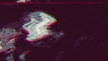 Hipnotik dinamik siber punk rüya gibi müdahale arkaplanı. 