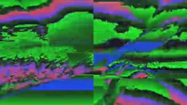 Süslü siber punk rüya gibi yanardöner arka plan. 