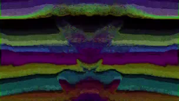 Colorful vintage cyberpunk elegant holographic background. — Vídeo de stock