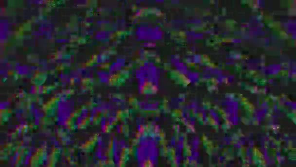 Moving neon sci-fi psychodelic holographic background. — Vídeos de Stock