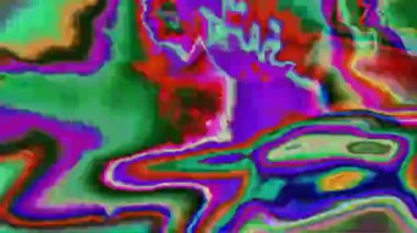 Glitchy neon nostaljik zarif hasarlı sinyal taklit arkaplanı. 