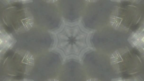 Casual ornamental cyberpunk psychedelic kaleidoscope background. — Vídeos de Stock