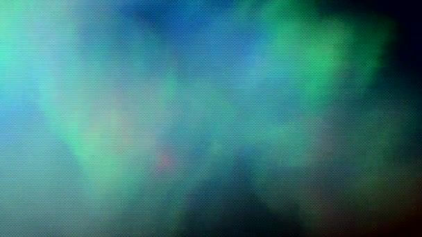 Retro neon paars multi-gekleurde 80s effect. Slechte tv-imitatie. Kristallen prisma lichtstralen. — Stockvideo