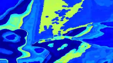 Modern psikedelik geometrik bilim kurgu holografik arkaplan. 