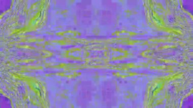 Soyut parazit taklidi, bilim-kurgu holografik arka planı parıldıyor. Videonuz için eski TV efekti. 