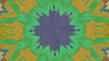 Soyut parazit taklidi, bilim-kurgu holografik arka planı parıldıyor. Videonuz için eski TV efekti. 