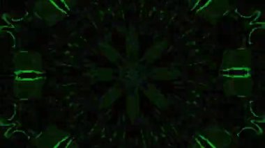 Modern psikedelik geometrik bilim kurgu holografik arkaplan. 