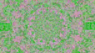 Soyut parazit taklidi, bilim-kurgu holografik arka planı parıldıyor. Videonuz için eski TV efekti. 