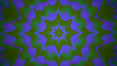 Döngüsel spektral kaplama. Sürrealistik ışık sızıntısı. Karanlık arka planda ışığın huzuru parlar.