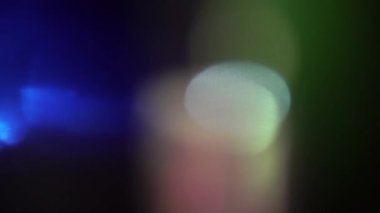 Odaksız ışık soyut efekt arkaplanı sızdırır. Yavaş hareket eden lens zarif bokeh, 4k görüntü.