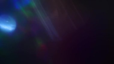 Odaksız ışık soyut efekt arkaplanı sızdırır. Yavaş hareket eden lens zarif bokeh, 4k görüntü.