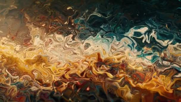Abstract Psychedelic Displacement Warp Futuristic Wave Surrealistic Texture Dynamic Fantasy — Stock Video