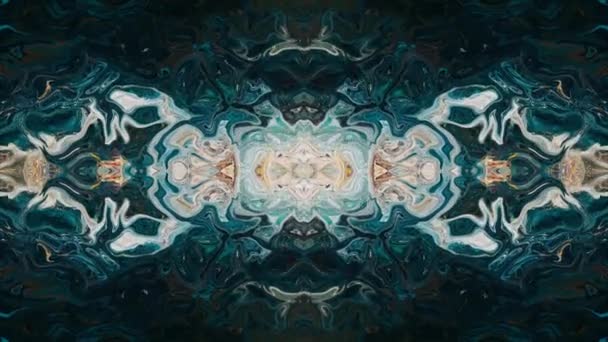 Illusionary Abstract Mandala Substancion Flashing Trippy Mandala Hypno Transformations Compilation — Vídeo de Stock