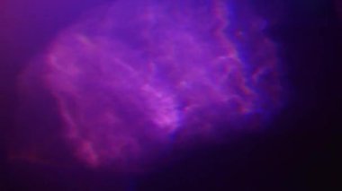 Casual geometrical cyberpunk psychedelic holographic background. Glitchy shimmering footage.