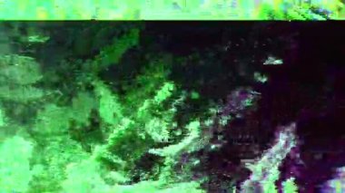 Transforming glitch effect futuristic psychedelic holographic background. VFX for any kind of project. 