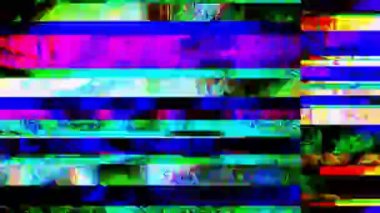 Mixed-colored trendy dynamic nostalgic shimmering background. Random distortions for any kind of project. 