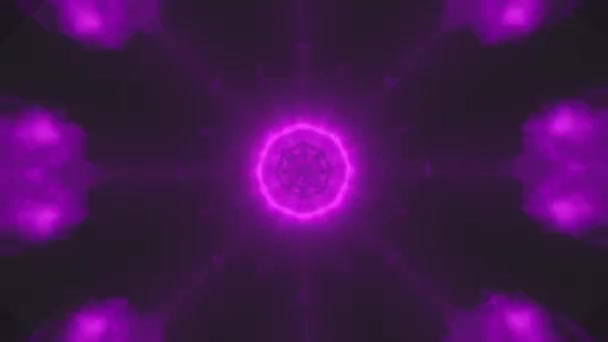 Mandala Illusionary Abstract Substancion Flowing Endless Kaleidoscope Magical Tunnel Compilation — Vídeo de Stock