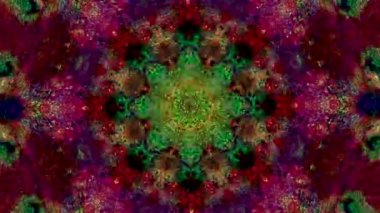 Psychodelic Bizzare Background Substancion. Flashing fantasy pattern. Hypnotic transformations mix for yoga, clubs 4k Uhd. 