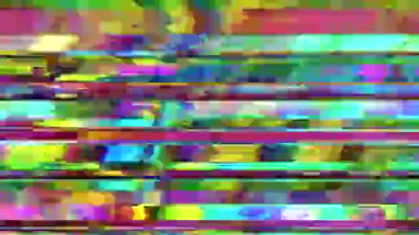 Unreal Psychedelic Neon Futuristic Iridescent Background Fantastic Distortions Your Video — Stockvideo