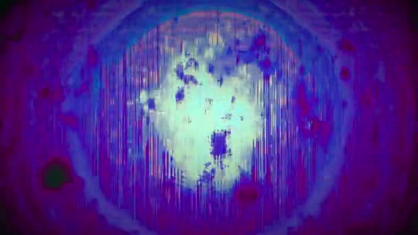 Kaleidoscope Surrealistic Dreamlike Combination Flashing Endless Background Magical Tunnel Mix — 图库视频影像