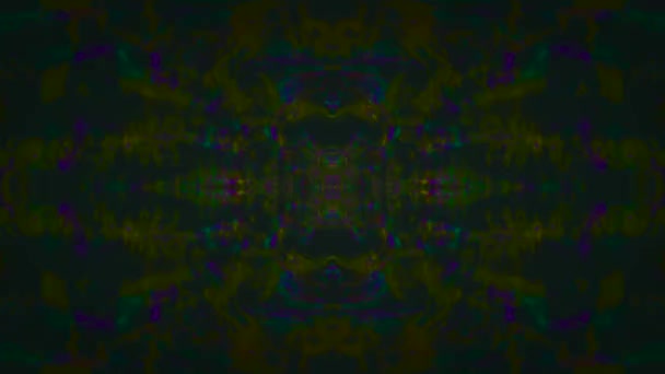 Dreamlike Abstract Kaleidoscope Trip Moving Endless Kaleidoscope Hypno Movements Footage — Stok video