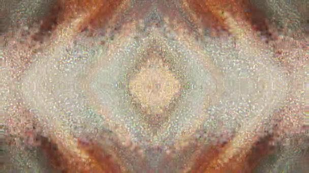Mandala Psychodelic Geometrical Art Flashing Seamless Pattern Hypno Flight Video — Vídeo de stock