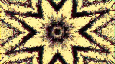 Dreamlike Psychedelic Background Substancion. Flowing trippy mandala. Hypnotic tunnel footage for web, yoga, clubs 3840x2160p 4k resolution. 