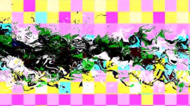 Casual interference sci-fi trendy holographic background. 4k VFX for trending overlay. 