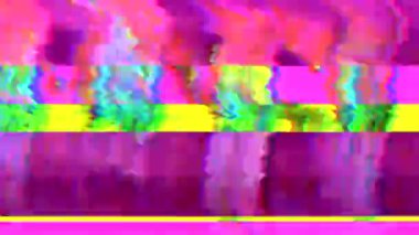 Veri arızası dinamik nostaljik ışıltılı arka planı dönüştürüyor. Projeniz için eski Vhs teyp taklidi. 