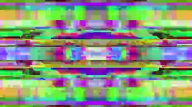 Geometrik Psikodelik Düzen Kombinasyonu. Kusursuz bir arka plan. Farklı kullanım için sihirli uçuş karışımı 3840x2160p 4k çözünürlük. 