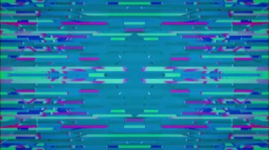 Psikodelik Rüya Gibi Şekil Belirleyici. Parlak bir arka plan. İnternet, yoga, kulüp 4k Uhd için sihirli uçuş videosu. 