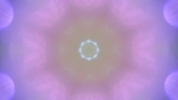 Caleidoscoop Geometrische Surrealistische Combinatie Flashing Eindeloze Mandala Hypno Transformaties Mix — Stockvideo