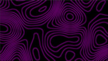 Soyut topografik animasyon, siyah zemin üzerinde neon yeşili, yavaş hareket eden parçacıklar. Yüksek kalite 4k görüntü.