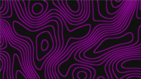 Abstrakt Topografisk Animation Neongrön Svart Bakgrund Långsamt Rörliga Partiklar Högkvalitativ — Stockfoto
