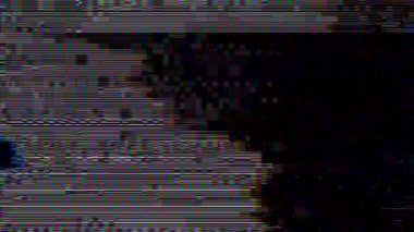 Yaratıcı kullanım için soyut bozulma, TV gürültüsü, eski video görüntüleri, gürültü, bulanık vuruşlar ve şekiller.