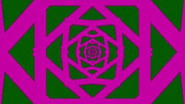 Gürültü bozulması ve yüksek kalitede pixelation fütüristik arkaplan ile 80 'lerin dikişsiz bstrakt kaleydoskobu.