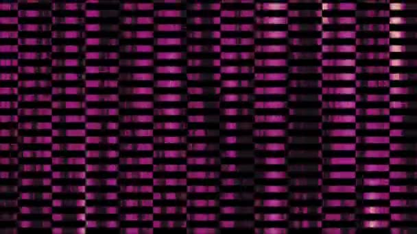 Wavy Interference Glitch Effect Futuristic Trendy Psychedelic 80S Iridescent Background — Stock Video