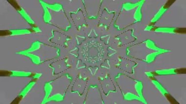 Süslü siberpunk rüya gibi bir kaleydoskop. Eğilim örtüşmesi. 