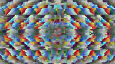 Çok renkli dinamik bilim kurgu, psikedelik holografik arka plan. Videonuz için ışık bozulmaları. 