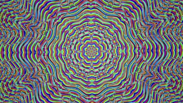 Illusionary Kaleidoscope Abstract Substancion Flowing Endless Kaleidoscope Magic Transformations Compilation — Stock Photo, Image