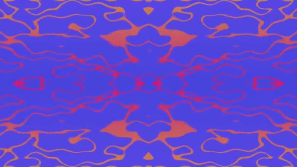 Combinaison Abstraite Kaléidoscope Géométrique Brillant Motif Trippy Images Vol Magiques — Video