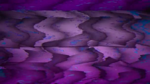 Abstract Glitch Effect Futuristische Dromerige Holografische Achtergrond Televisieschermgeluid Voor Creatief — Stockvideo