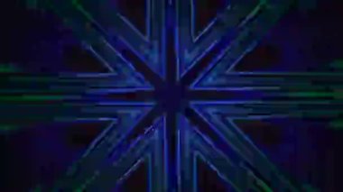 Psikedelik Renkli Bizzare Arka plan Sabiti. Parlak gezgin mandala. Hipnotik dönüşümler web şovları, kulüpler, TV projeleri için karışır. 