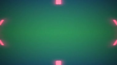 Renkli neon renkli, gürültülü, yanardöner arka plan. Trend projeler için neon renkli çizgiler VFX taşınıyor. 