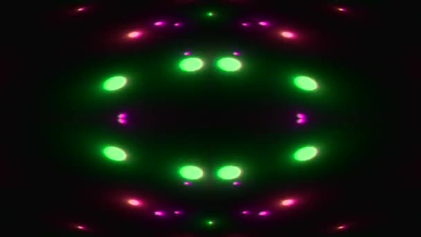 Flytning Vintage Spejlet Sci Forskydning Glitrende Baggrund Neonfarvet Til Videoredigering – Stock-video