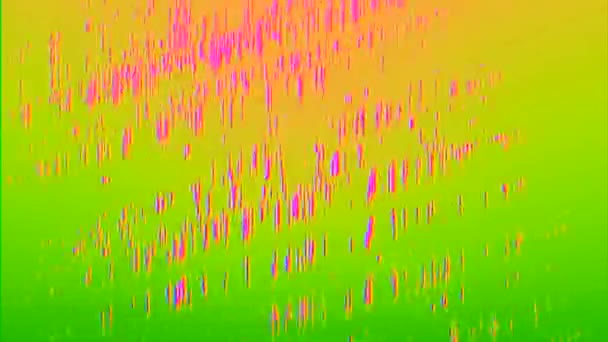 Multicolore Interférence Science Fiction Psychédélique Fond Scintillant Images Pépins Acides — Video